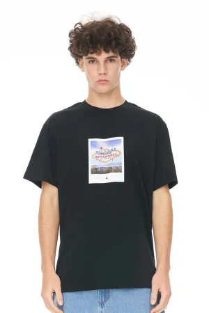 SUP TEE 190/HUFFERVEGAS - BLACK