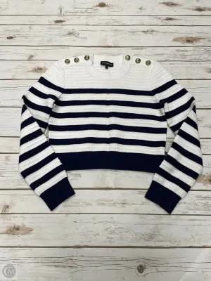 Sweater By Cme In Blue & White, Size: S