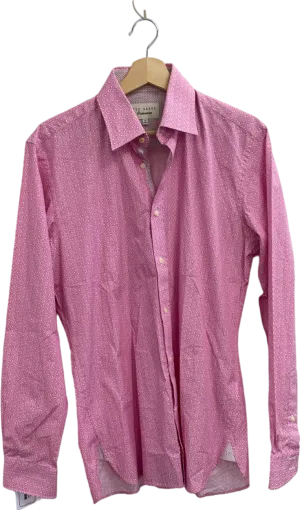 Ted Baker Pink Endurance Shirt UK 15" NECK