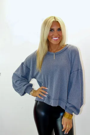 The Aubree Distressed Top