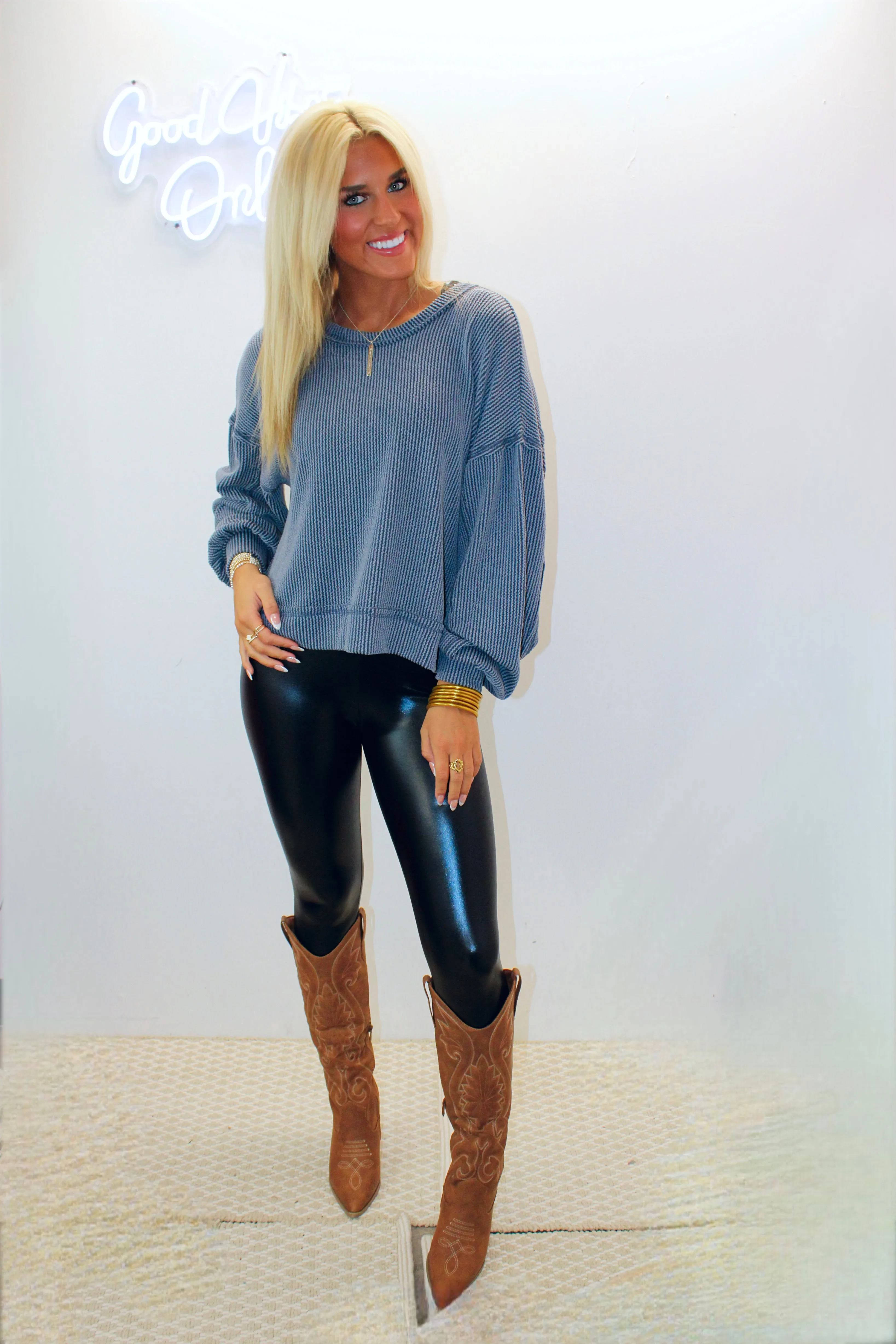 The Aubree Distressed Top
