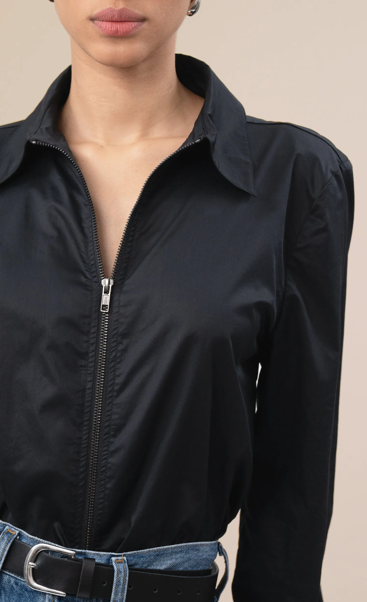 The Poplin Shirt - Black