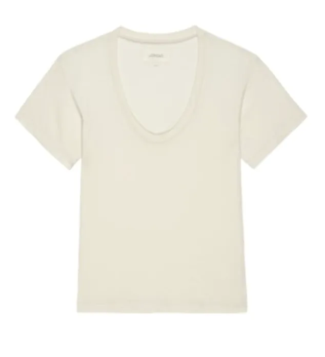 The Slim U Neck Tee