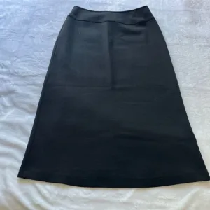 The Territory Ahead Womens Size 10P Black Solid 100% Wool Straight Midi Skirt