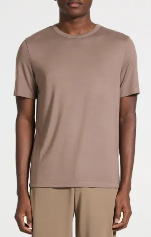 Theory Essential Tee in Anemone - Walnut