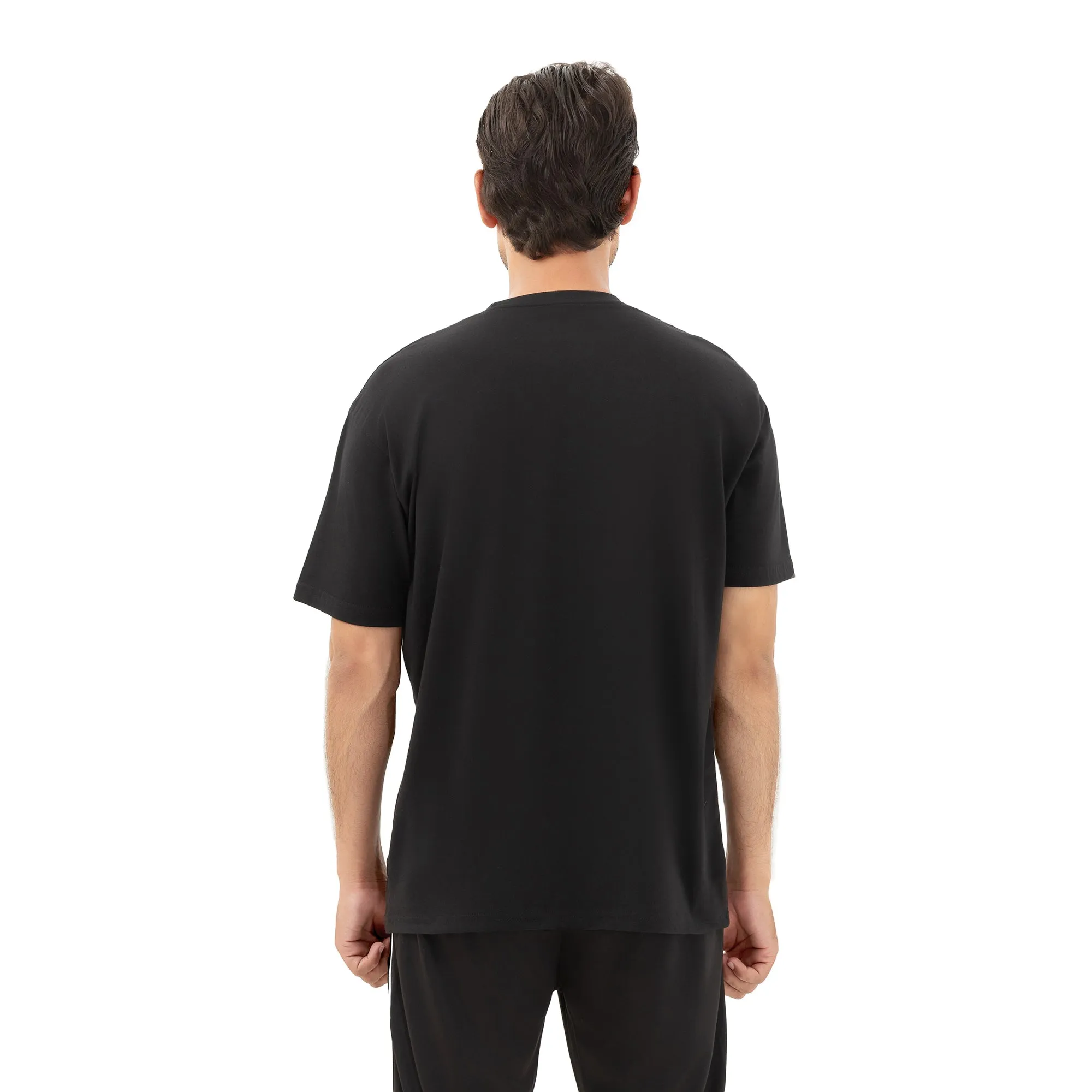 Thunder Oversize Badge Tee - Black