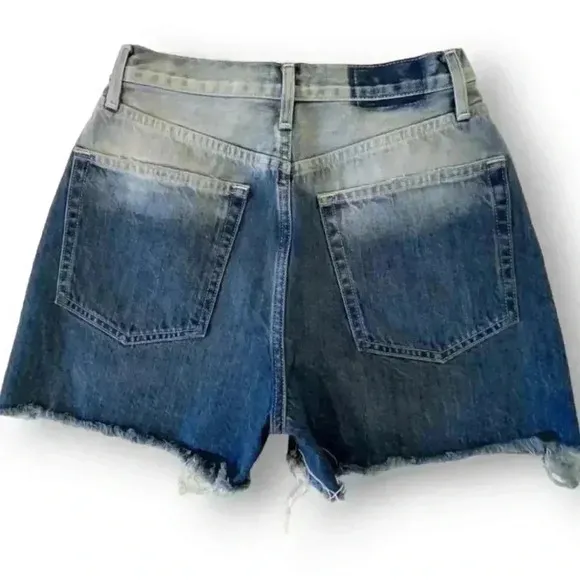 Ética Fern High Rise Cut-Off Distressed Festival Denim Shorts - Size 27 NWOT