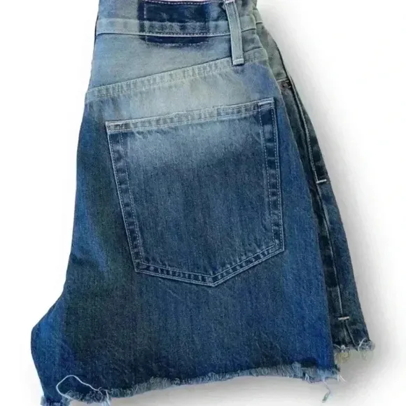 Ética Fern High Rise Cut-Off Distressed Festival Denim Shorts - Size 27 NWOT
