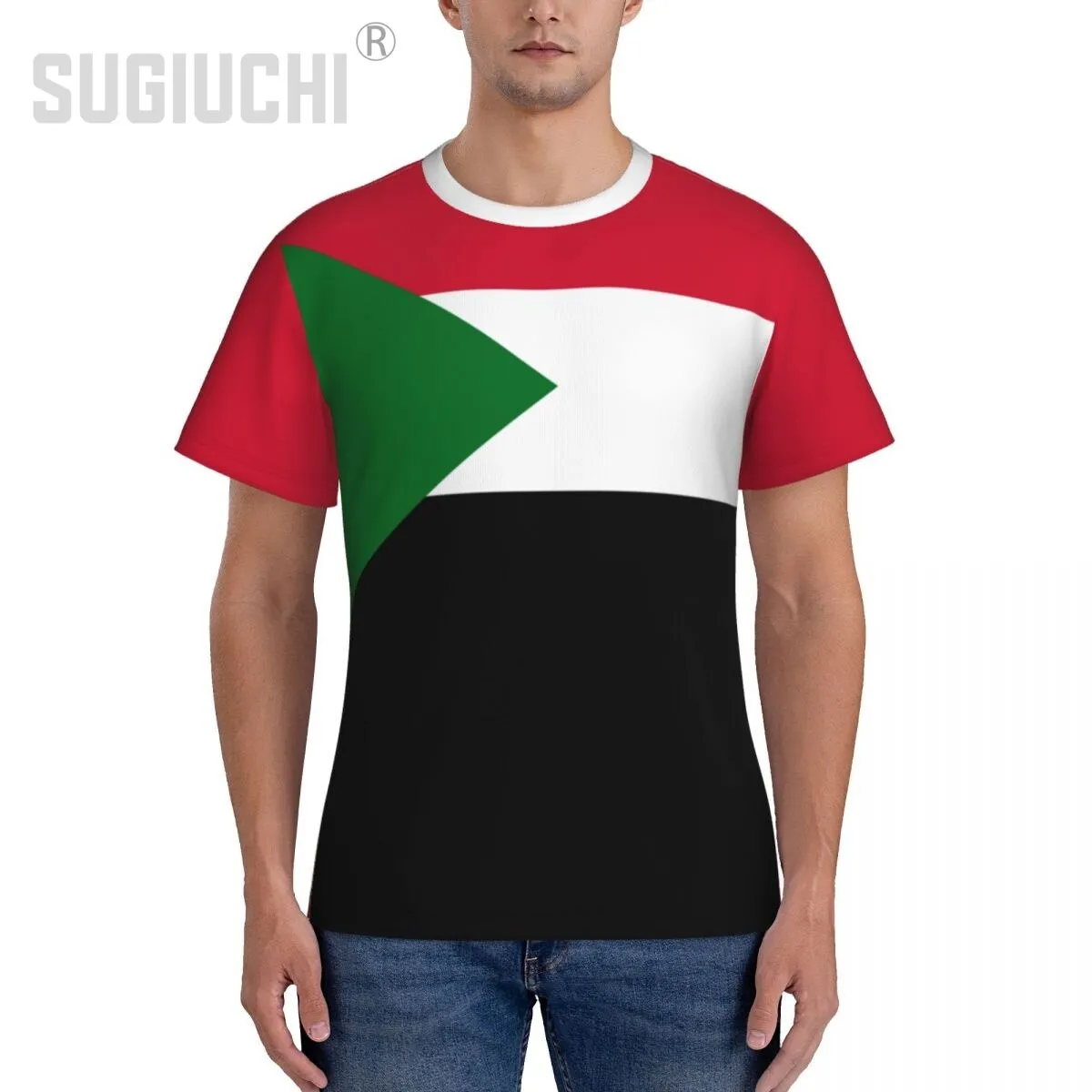 Tight Sports T-shirt Sudan Flag Sudanese 3D For Men Women