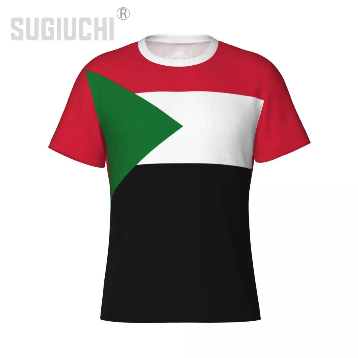Tight Sports T-shirt Sudan Flag Sudanese 3D For Men Women