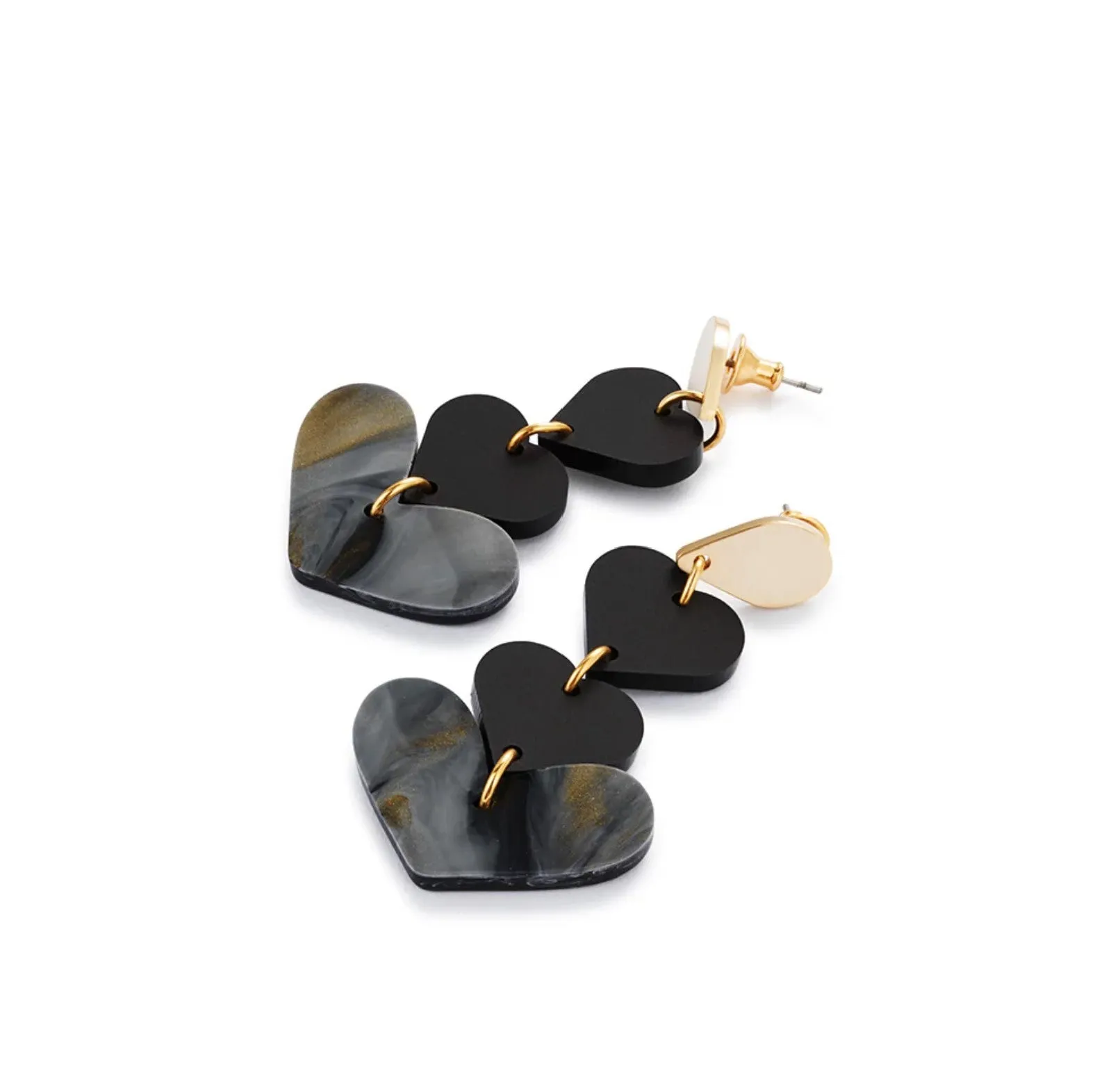 Toolally Heart Drop Earrings