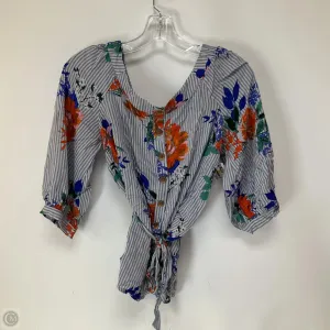 Top 3/4 Sleeve By Maeve In Floral Print, Size: S