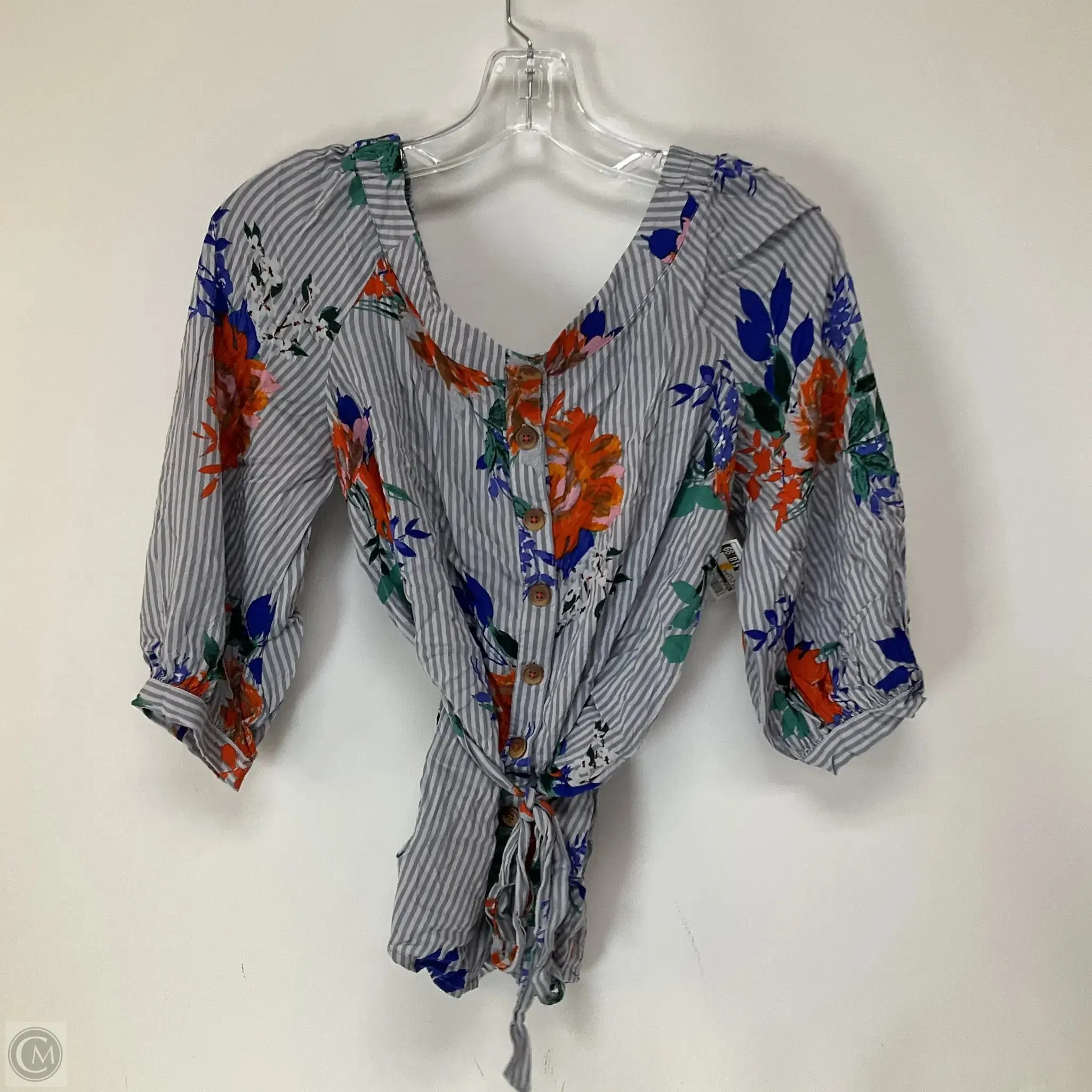 Top 3/4 Sleeve By Maeve In Floral Print, Size: S