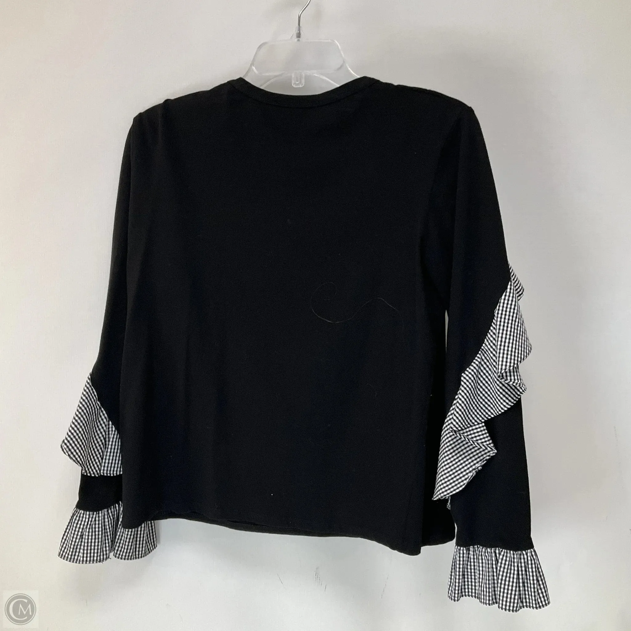 Top Long Sleeve By Clothes Mentor In Black & White, Size: Xs