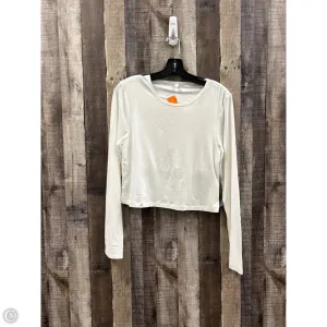 Top Long Sleeve By Cmf In White, Size: S