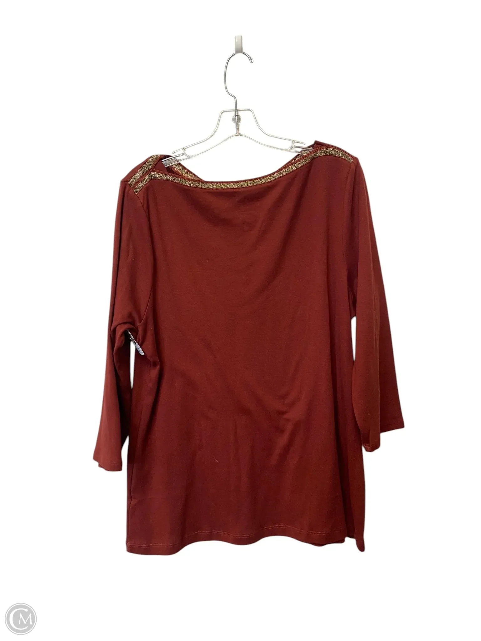 Top Long Sleeve By Croft And Barrow  Size: 2x