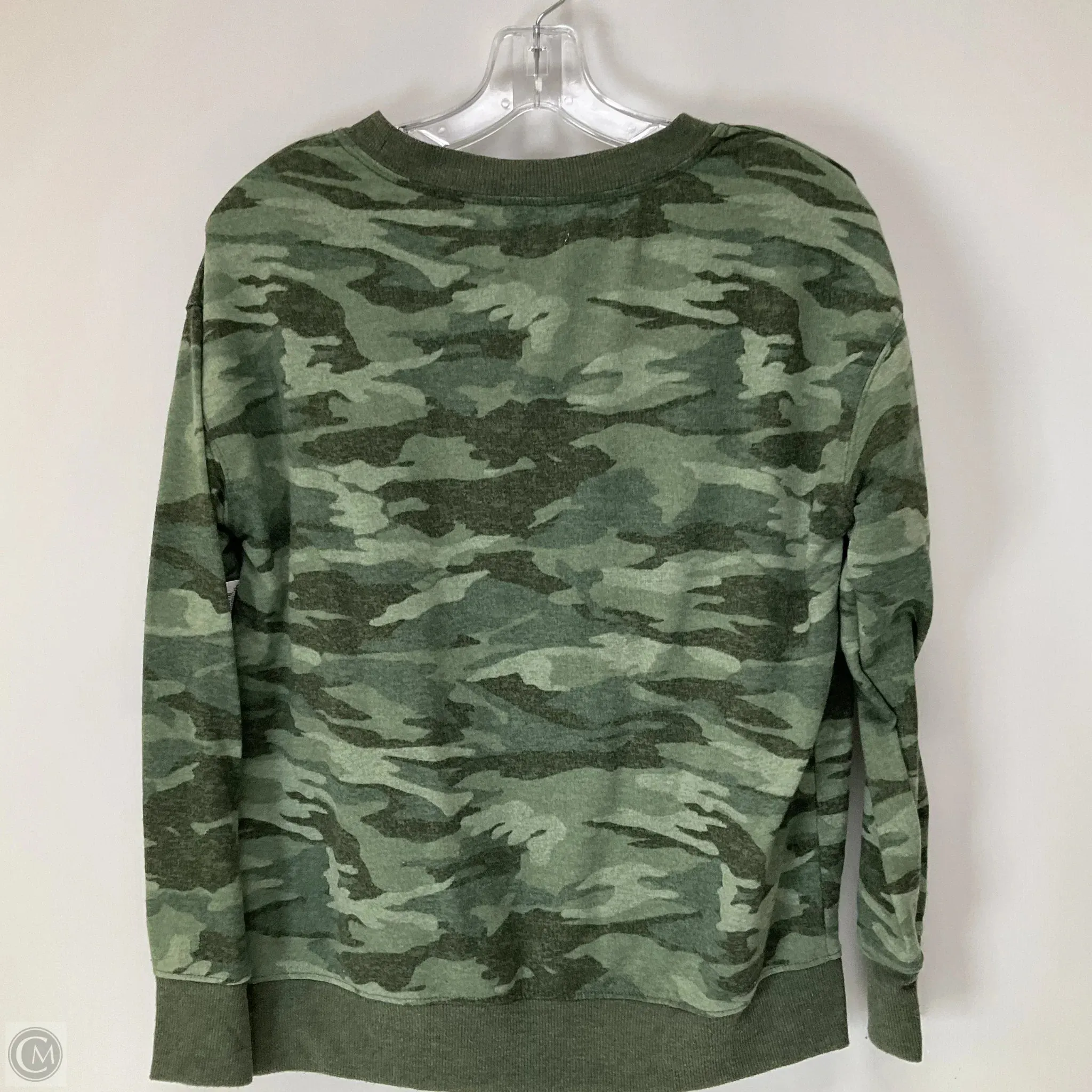 Top Long Sleeve By Splendid In Camouflage Print, Size: S