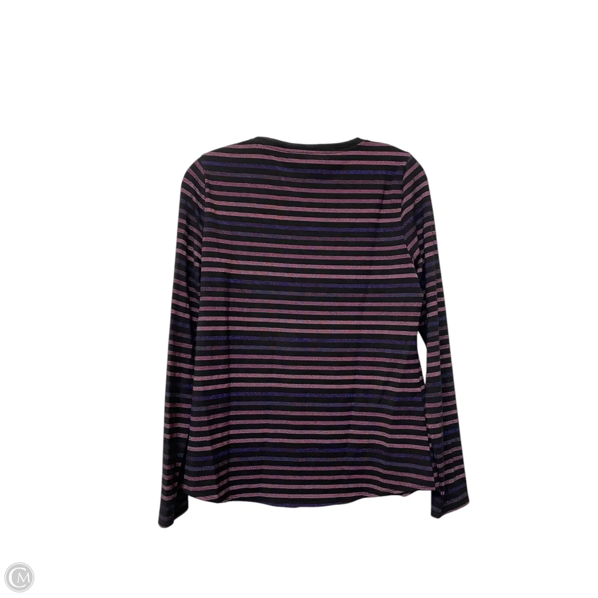 Top Long Sleeve By White House Black Market In Purple, Size: S