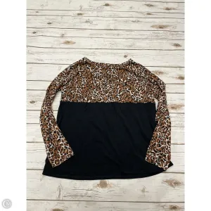 Top Long Sleeve Designer By Lilly Pulitzer In Animal Print, Size: L