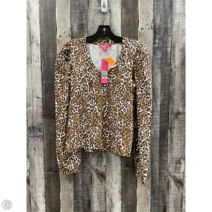 Top Long Sleeve Designer By Lilly Pulitzer In Animal Print, Size: S
