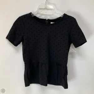 Top Short Sleeve By Madewell In Black, Size: S