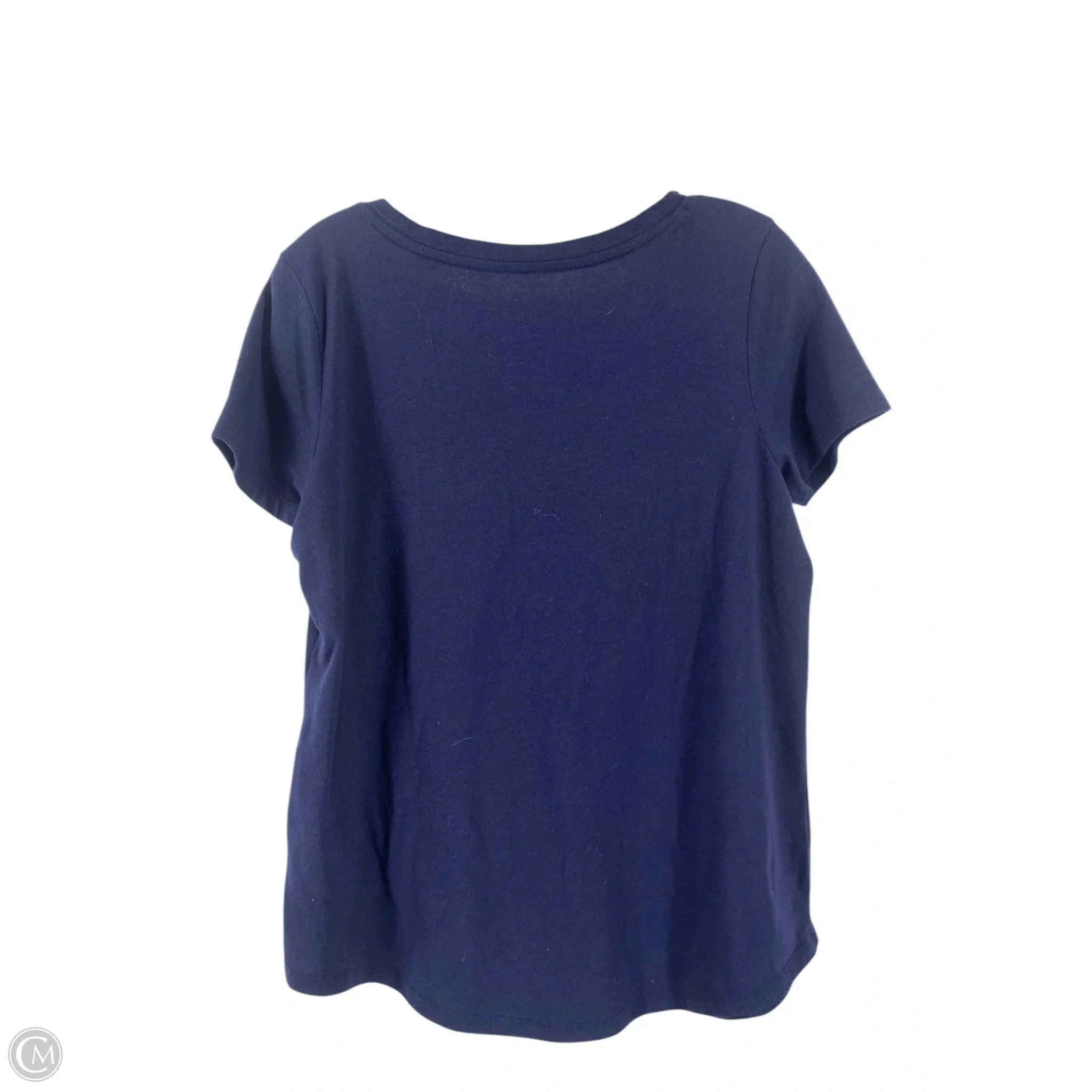 Top Short Sleeve By Torrid In Navy, Size: 0
