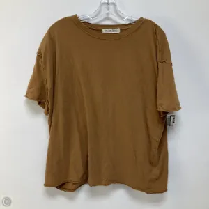 Top Short Sleeve By We The Free In Brown, Size: S