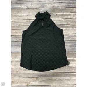 Top Sleeveless By Anne Klein In Black, Size: S