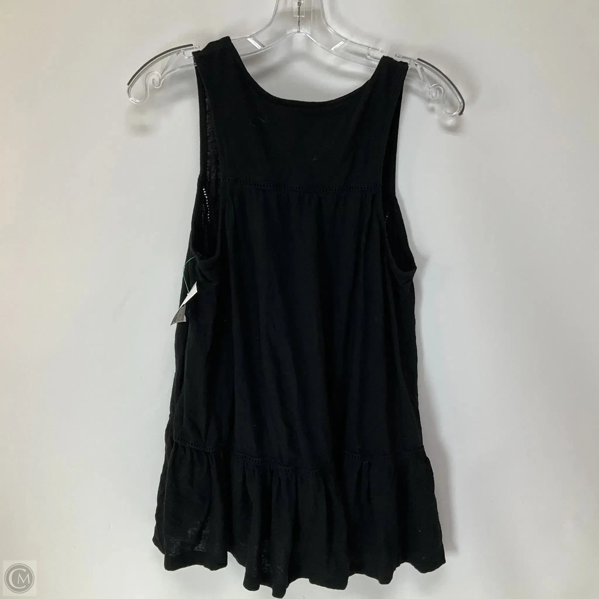 Top Sleeveless By Anthropologie In Black, Size: M