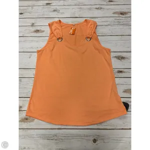 Top Sleeveless By Cmf In Orange, Size: M