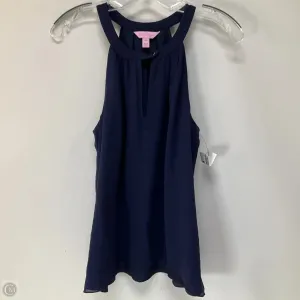 Top Sleeveless By Lilly Pulitzer In Blue, Size: M