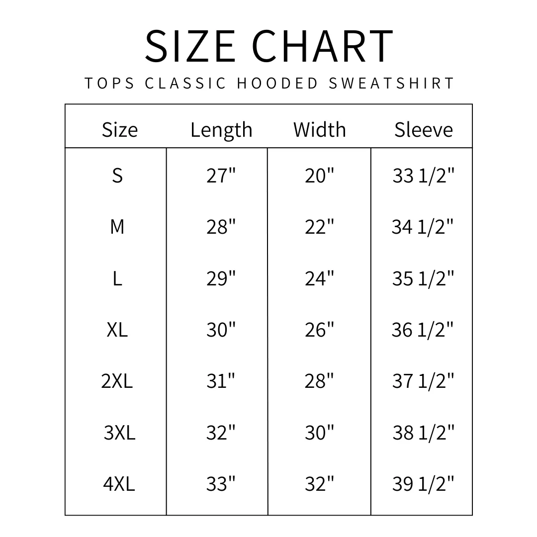 TOPS Small Logo Classic Hooded Sweatshirt
