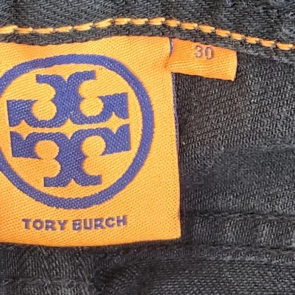 Tory Burch Denim Classic Tory Bootcut Black women's size 30 NWOT