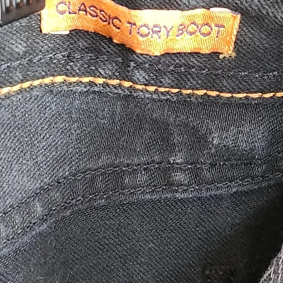 Tory Burch Denim Classic Tory Bootcut Black women's size 30 NWOT