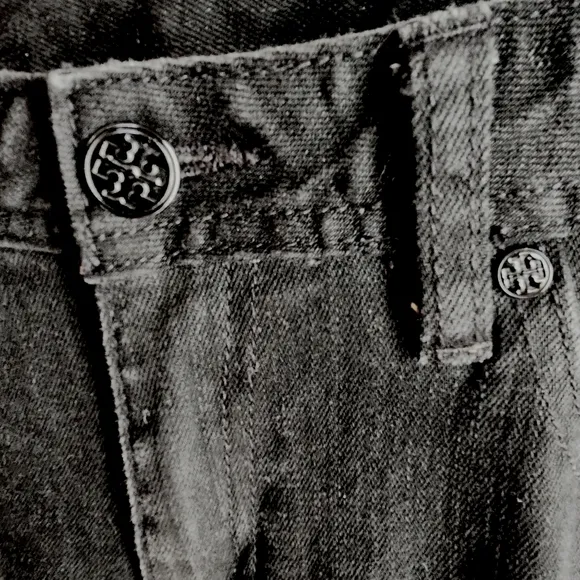 Tory Burch Denim Classic Tory Bootcut Black women's size 30 NWOT
