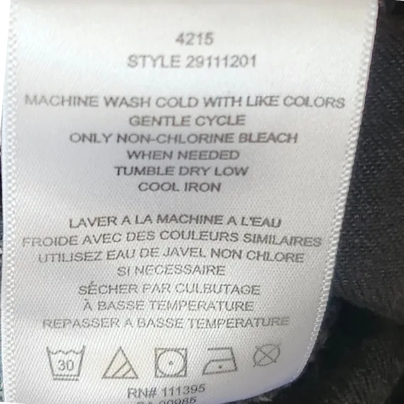 Tory Burch Denim Classic Tory Bootcut Black women's size 30 NWOT