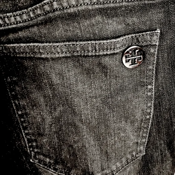 Tory Burch Denim Classic Tory Bootcut Black women's size 30 NWOT