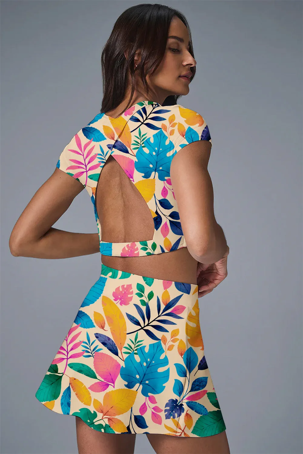 Tropical Bloom Activewear Set