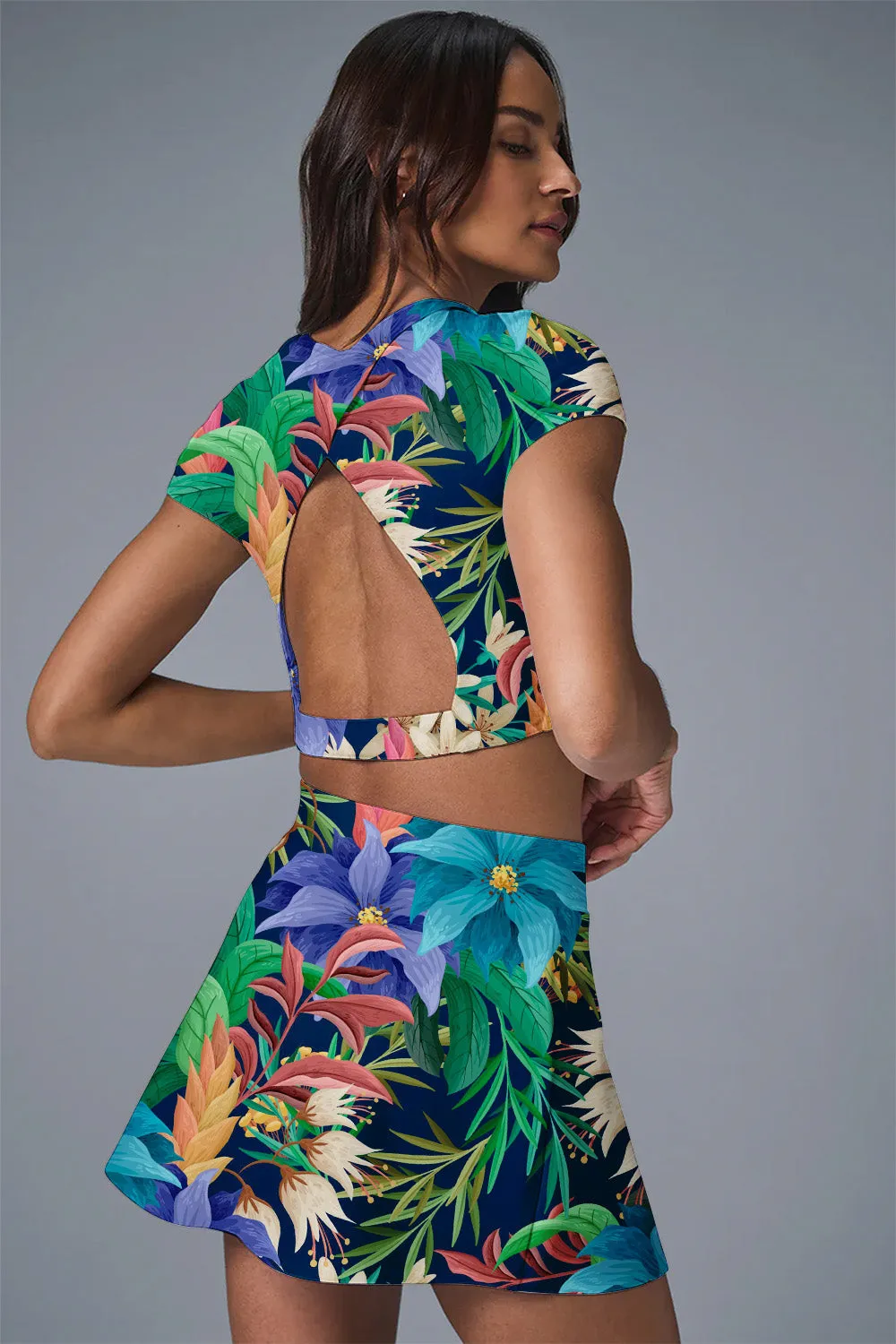 TropicWhirl Activewear Set