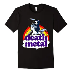 Unicorn Death Graphic T Shirt