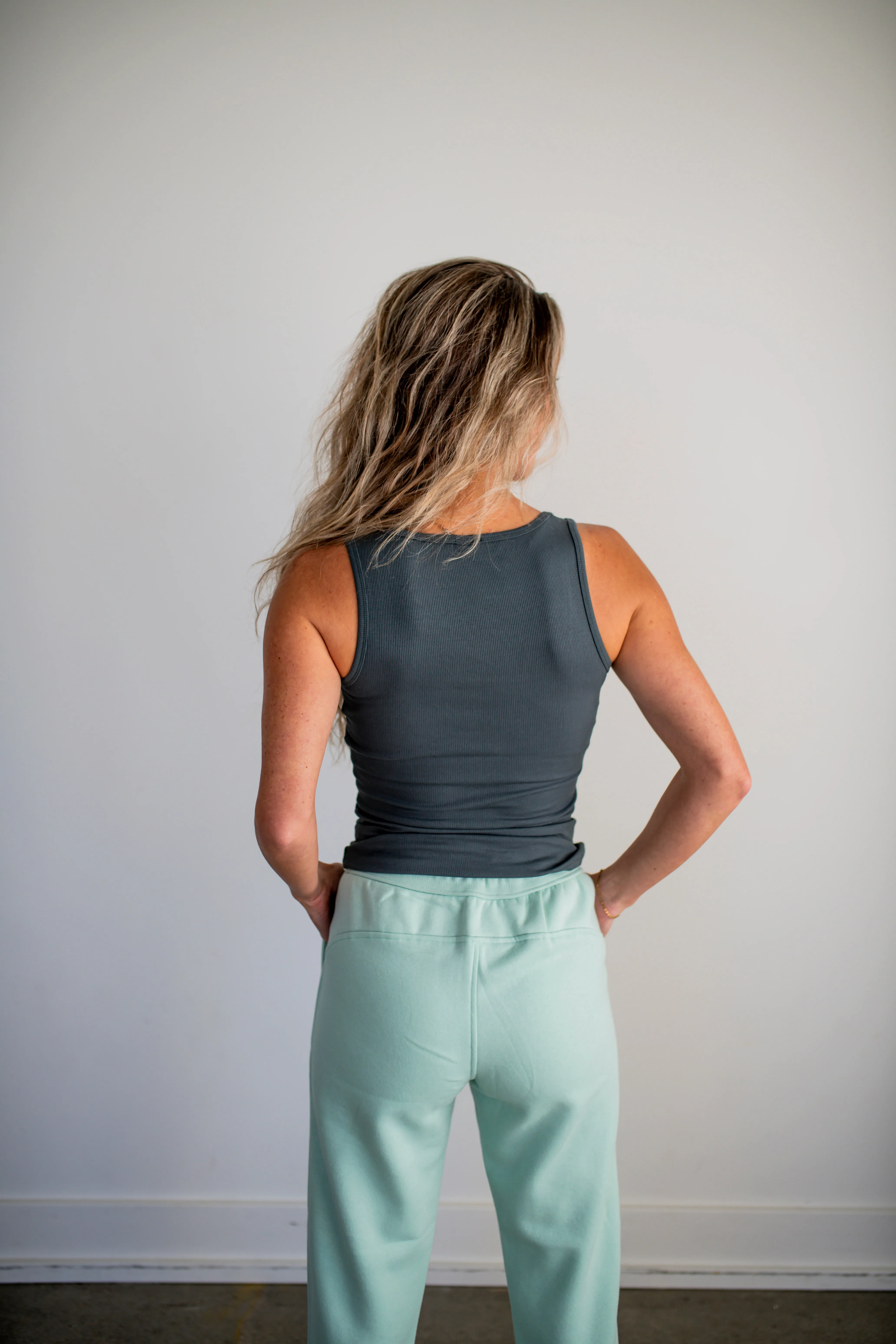 Urban Chic Square Neck Ribbed Tank Top