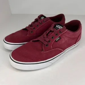 Vans Mens 721356 Burgundy Old Skool Lace Up Canvas Low Top Size 10 Sneakers