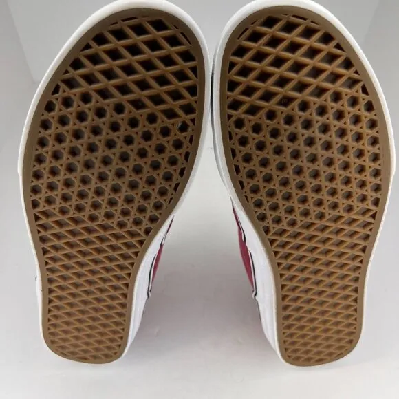 Vans Mens 721356 Burgundy Old Skool Lace Up Canvas Low Top Size 10 Sneakers
