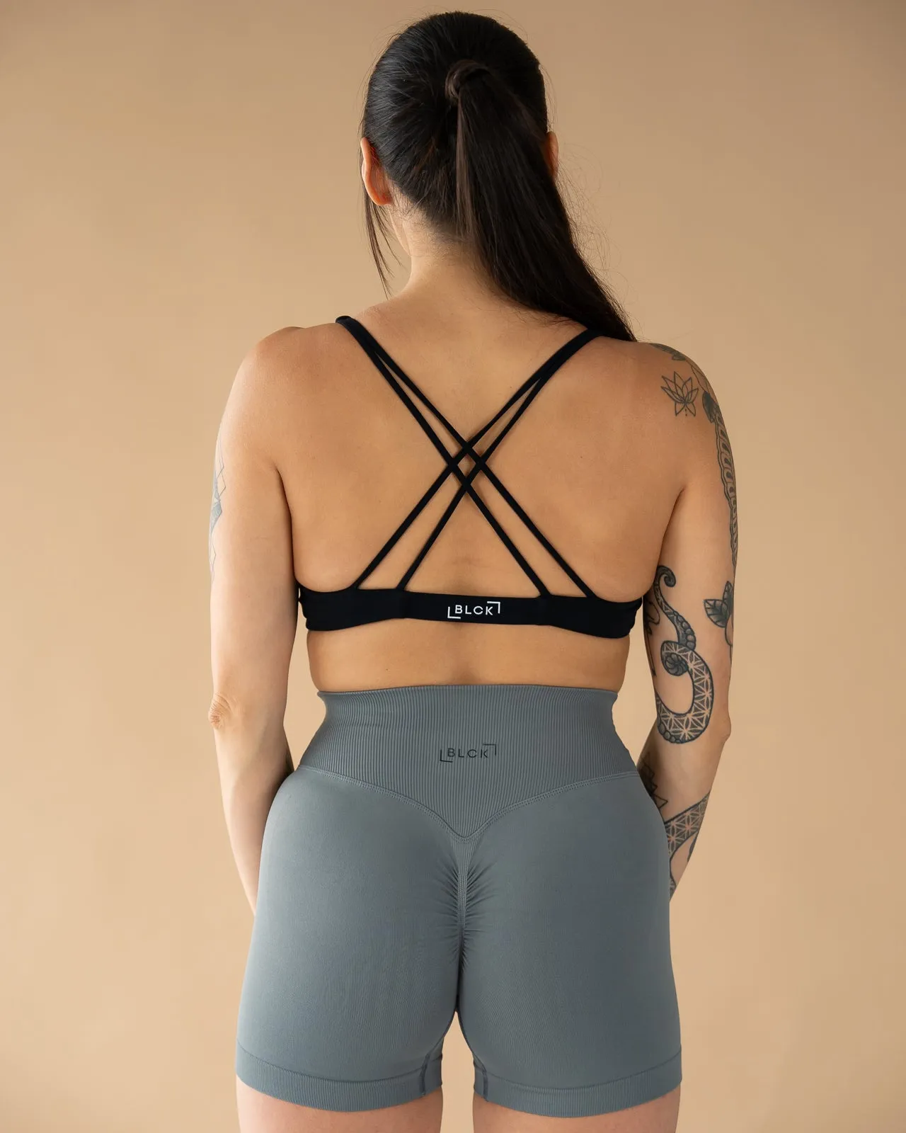 Velour Crossback Top