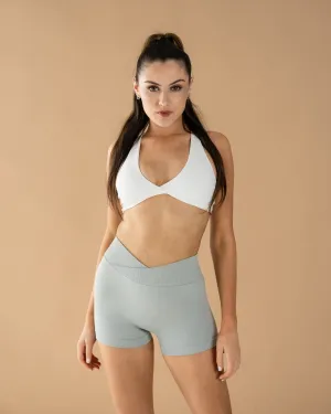 Velour Crossback Top