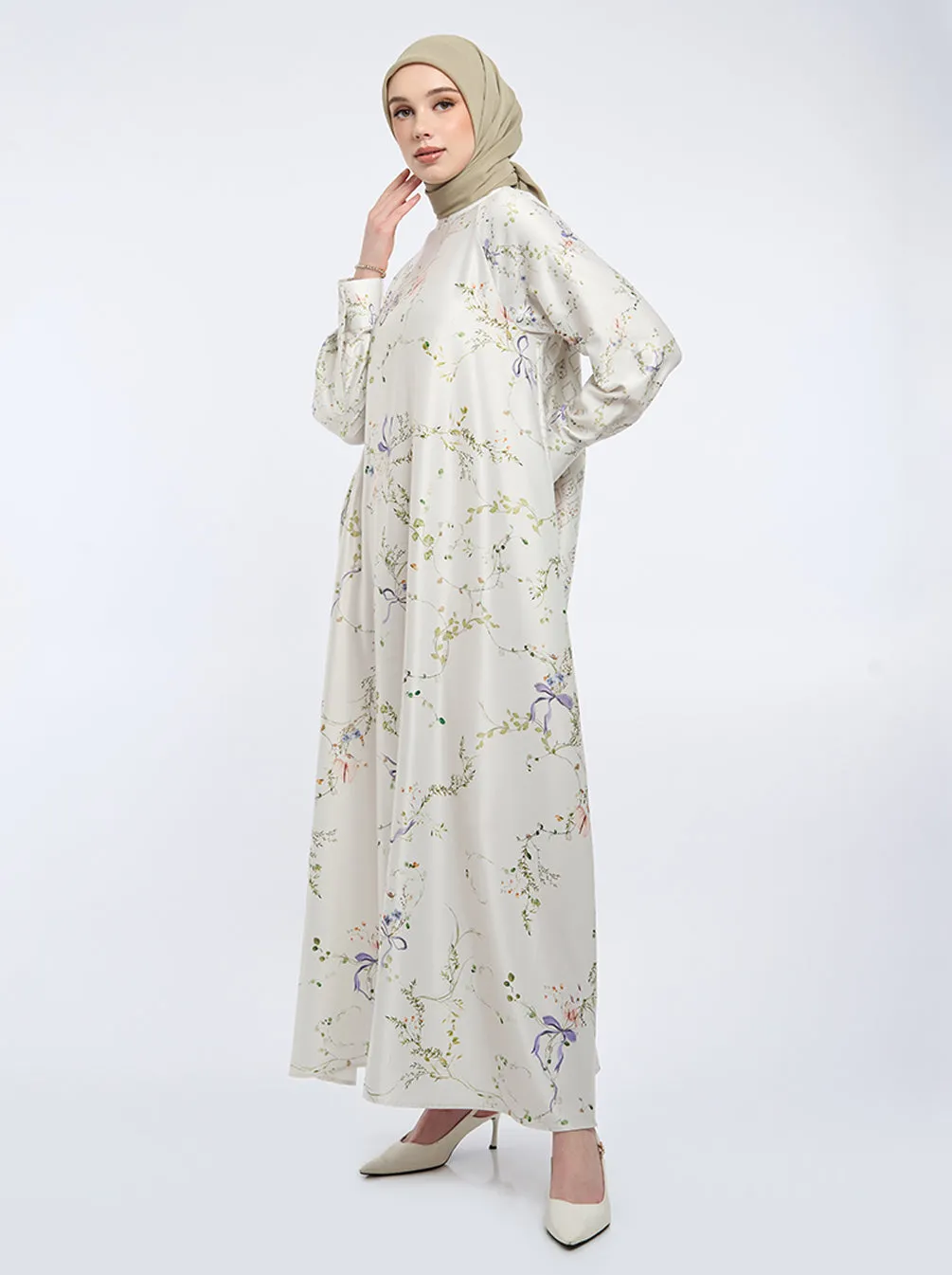 VENA A-LINE DRESS BEIGE