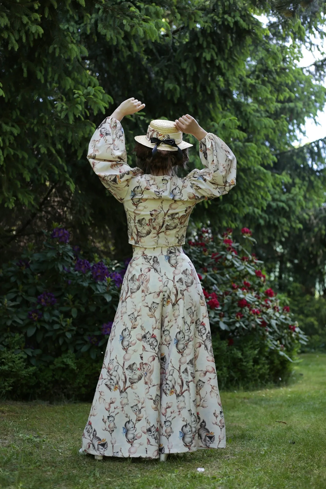 Victorian top- Different print