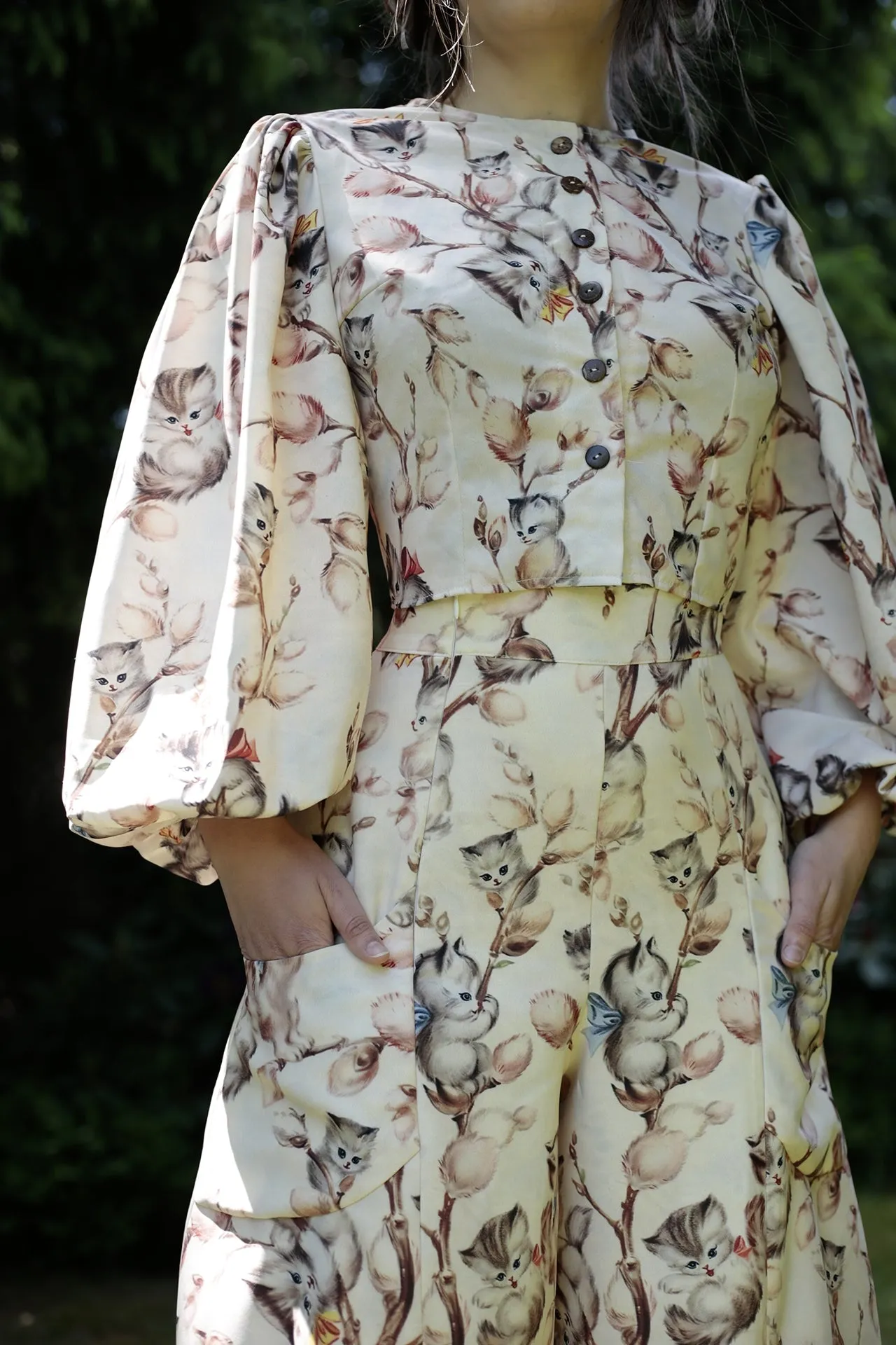 Victorian top- Different print