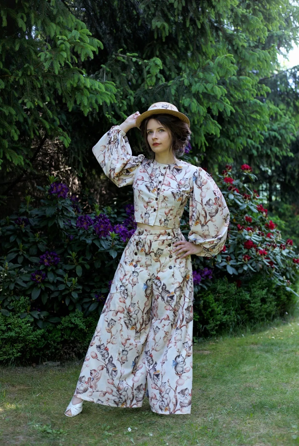 Victorian top- Different print