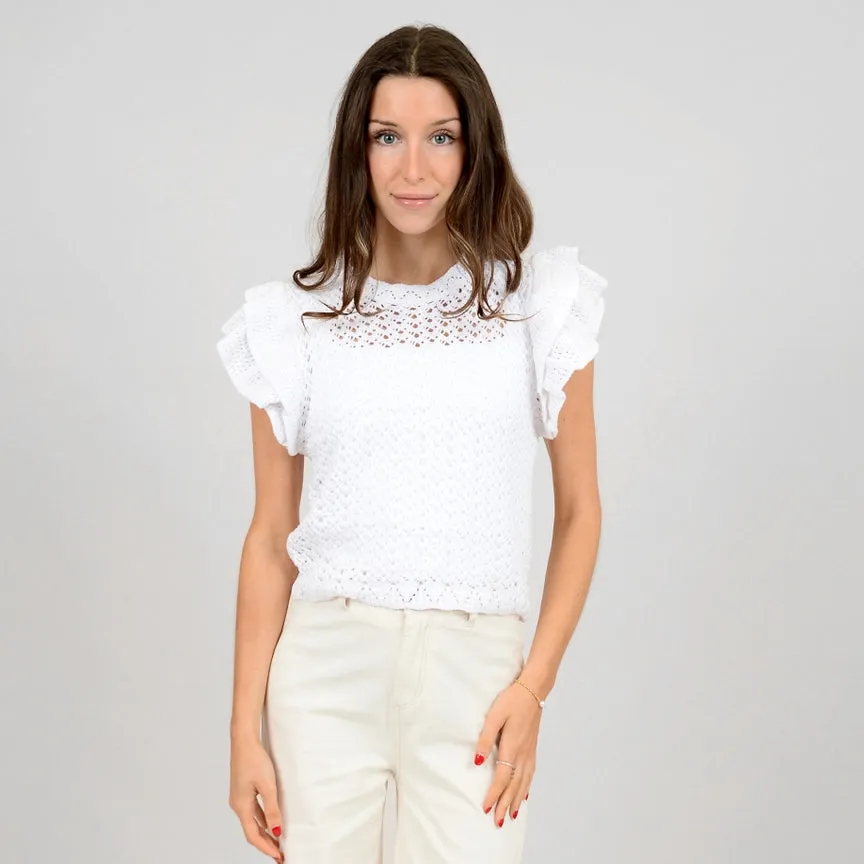 Vineeta Ruffle Layered Tank